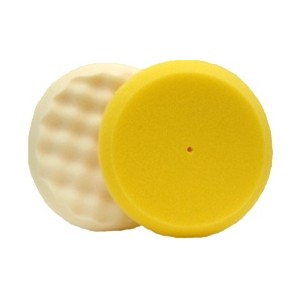  ShMITT White Yellow CAR Wash Mitt Foam Wash Pad