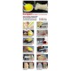  ShMITT White Yellow CAR Wash Mitt Foam Wash Pad