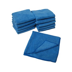 MIC102 Prosope din microfibra 100% ultrafina de culoare albastra Marime: 35cm x 35cm (12 buc)