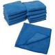 Prosope din microfibra 100% ultrafina de culoare albastra Marime: 35cm x 35cm (12 buc)